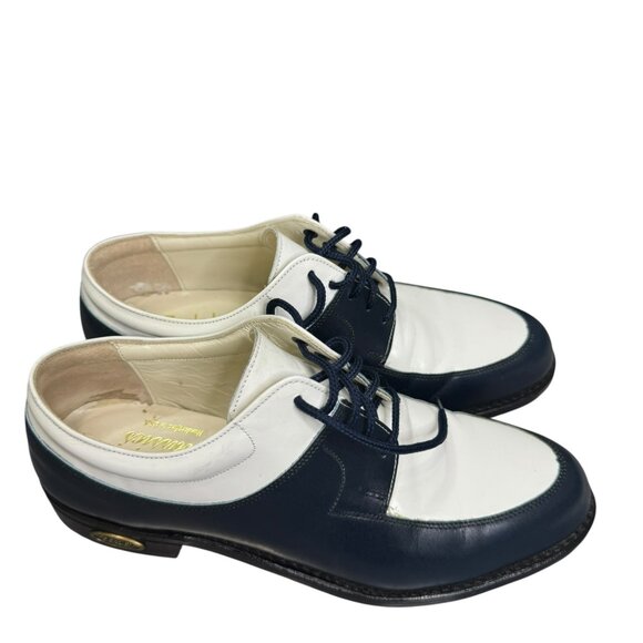 FootJoy Classics Women's Golf Shoes 7A – USA-Made Saddle Oxfords with Soft Spike - Picture 5 of 11